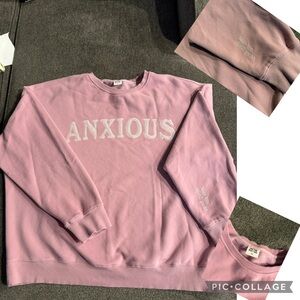 Pink Anxious Sweatshirt